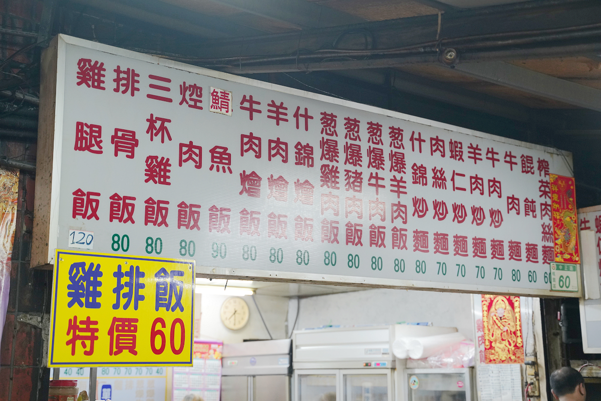 【桃園60元雞排飯】桃園火車站巷弄平價小吃 桃園市區無名小吃店 各式炒飯炒麵炒米粉炒冬粉