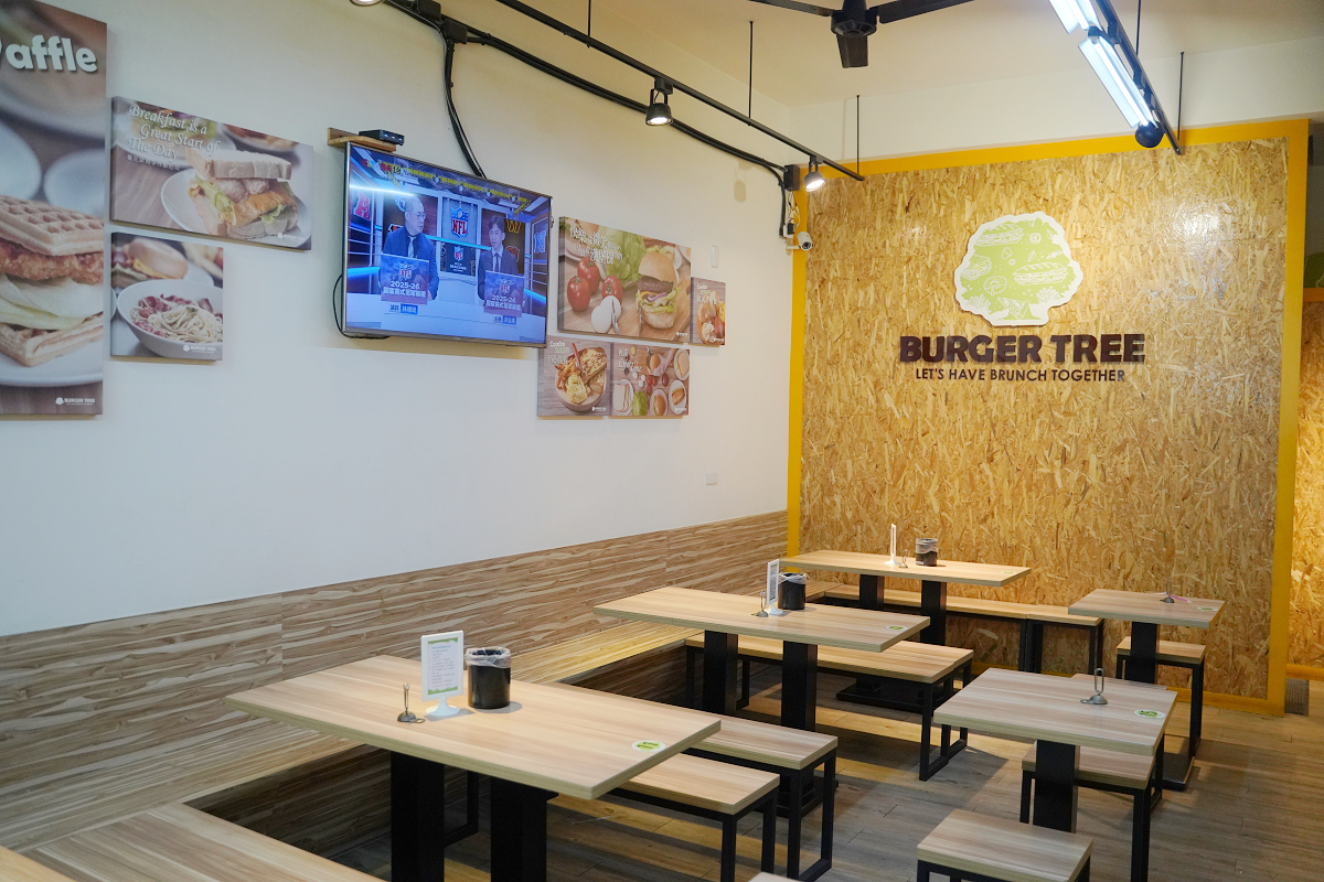 【漢堡樹中原店】中原大學早餐店推薦 中原新中北路早午餐好選擇 中原早午餐平價美味環境舒適