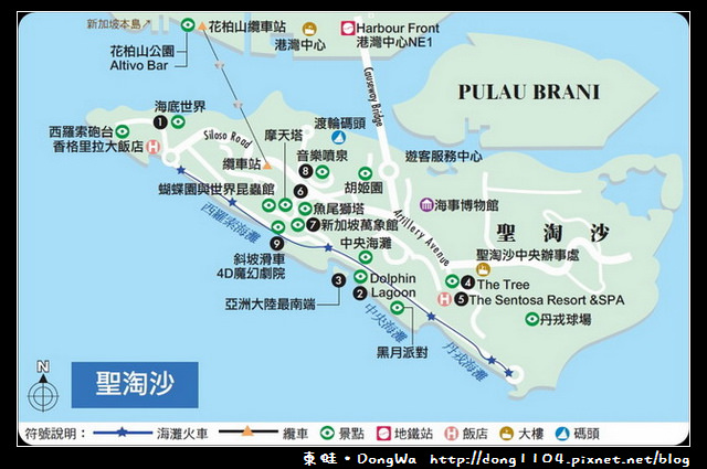 【新加坡自助】行程規劃建議。聖淘沙島景點分享