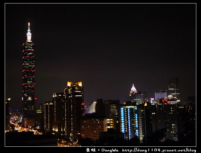 【台北遊記】看101夜景的好去處。永春崗公園