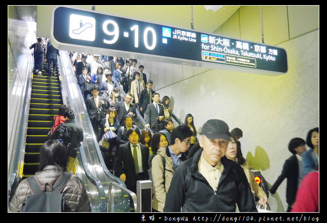 【大阪自助/自由行】JR大阪駅→JR京都駅。JR京都線