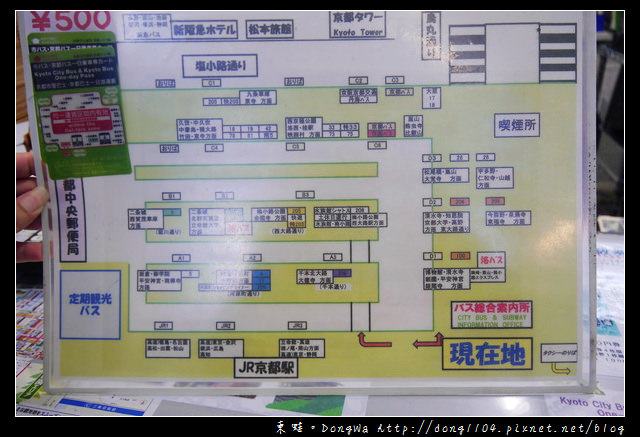 【大阪自助/自由行】暢遊京都最佳推薦：京都巴士一日券。京都車站地下街吃早餐
