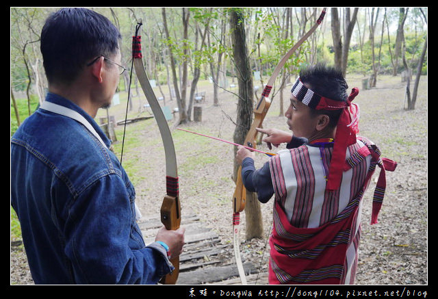【南投遊記】泰雅渡假村。獵人教室。體驗原住民服裝。禮炮 陷阱製作