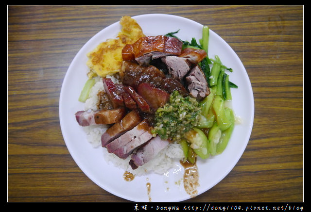 【中壢食記】中原大學燒臘|四寶飯 豬扒包|澳門龍記燒腊便當