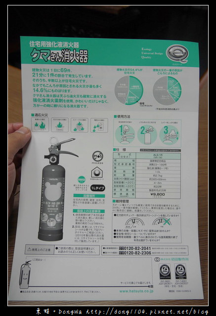 【居家防火很重要】日本原裝家用型滅火器 各類火災都適用|KUMA熊住宅用滅火器