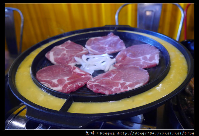 【中壢食記】中原大學韓國料理|大惡魔限定鐵板烤肉鍋|AGMA春川炒雞起司鍋