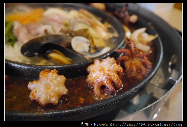 【中壢食記】中原大學韓國料理|大惡魔限定鐵板烤肉鍋|AGMA春川炒雞起司鍋