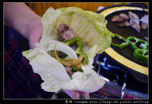 【中壢食記】中原大學韓國料理|大惡魔限定鐵板烤肉鍋|AGMA春川炒雞起司鍋