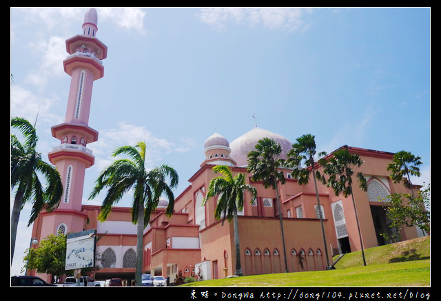 【沙巴自助/自由行】沙巴亞庇免費景點推薦|沙巴大學粉紅色清真寺