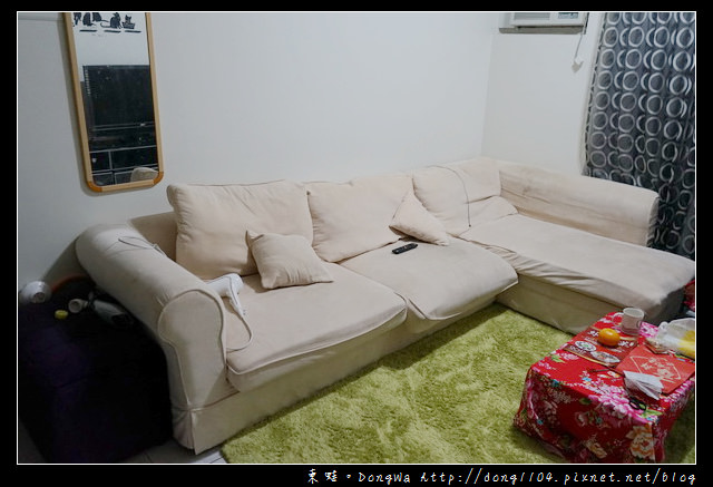 【開箱心得】桃園中壢沙發購買心得| NITORI 宜得利家居|左躺椅L型沙發 WALL GRY