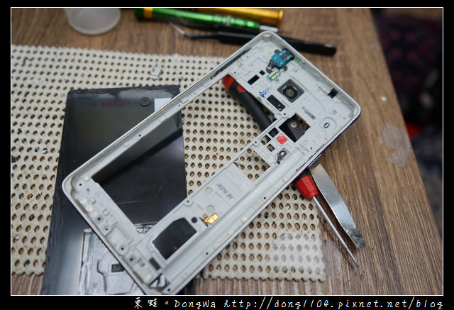 【台北手機螢幕維修】光華商場手機維修推薦|三星 NOTE4 螢幕更換|大不同手機急修館