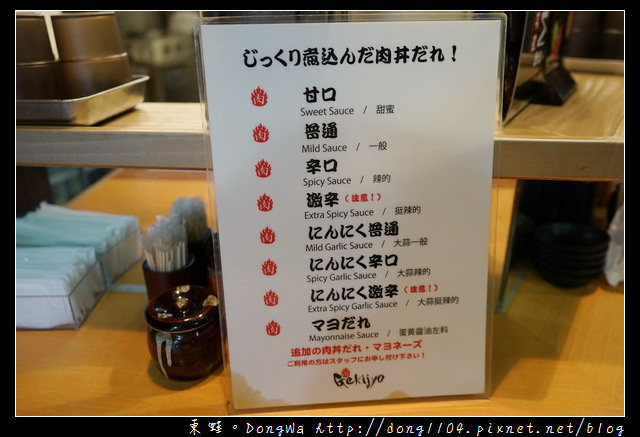【大阪自助/自由行】道頓堀美食推薦|肉丼專門店 米飯免費升級超大碗|道頓堀肉劇場メニュー