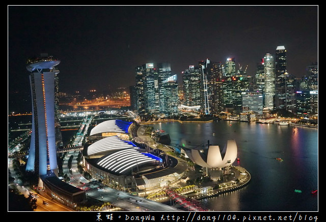 【新加坡自助/自由行】新加坡景點推薦|濱海灣美麗夜景|新加坡摩天觀景輪 Singapore Flyer