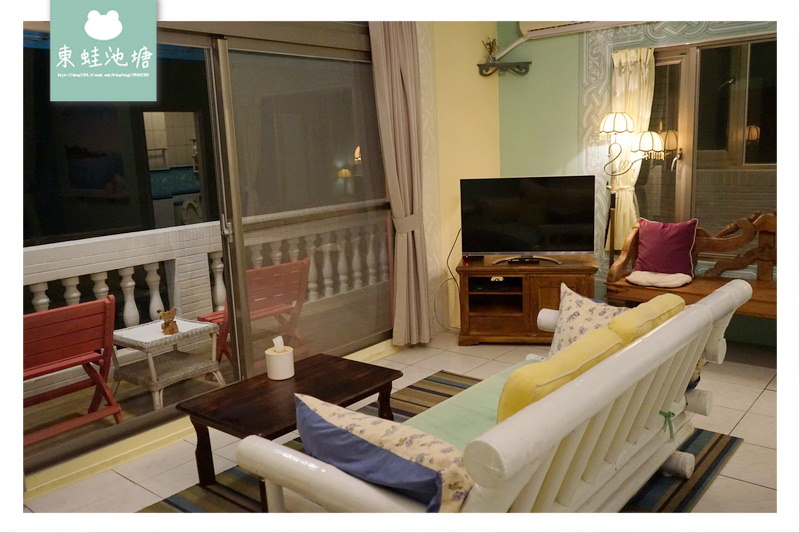 【北海岸住宿推薦】下樓就到白沙灣 無敵海景四人房 北海岸白沙灣沐藍棧渡假民宿 Ocean Blue Inn