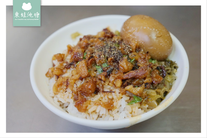 【新竹北區小吃推薦】新竹城隍廟內 好吃肉燥飯摃丸湯 柳家肉燥飯專賣店