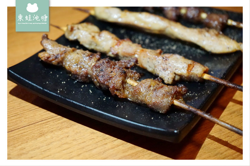 【台北中山區串燒宵夜推薦】下班聚餐好選擇 肉品海鮮串烤超美味 柒串燒屋長安東路店