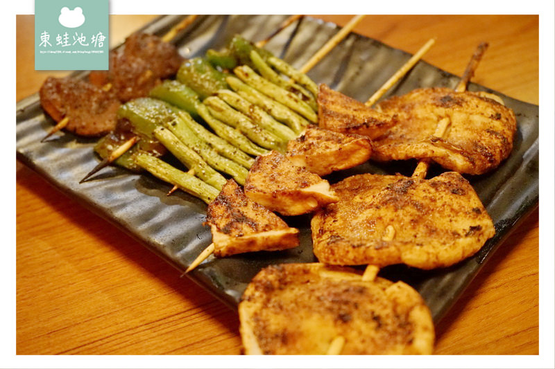 【台北中山區串燒宵夜推薦】下班聚餐好選擇 肉品海鮮串烤超美味 柒串燒屋長安東路店