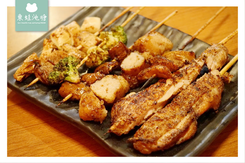 【台北中山區串燒宵夜推薦】下班聚餐好選擇 肉品海鮮串烤超美味 柒串燒屋長安東路店