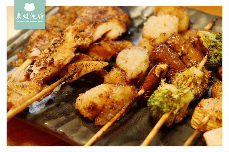 【台北中山區串燒宵夜推薦】下班聚餐好選擇 肉品海鮮串烤超美味 柒串燒屋長安東路店