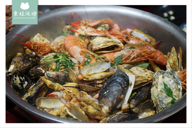 【馬祖南竿無菜單料理推薦】當地特別海鮮料理 海鮮大鍋炒 碧園 黑熊＆喵の店
