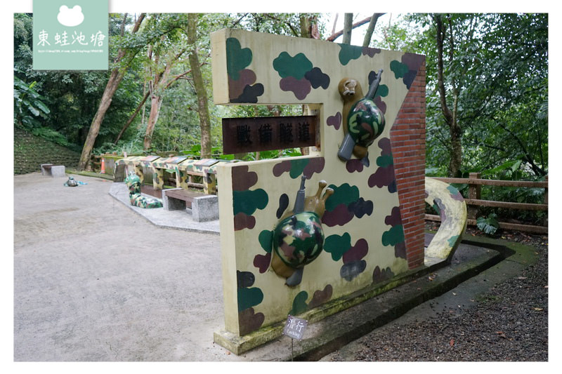 【桃園復興景點推薦】軍事風3D彩繪 角板山公園戰備隧道