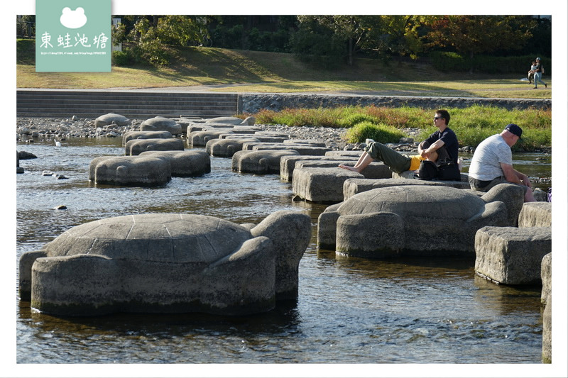 【京都免費景點推薦】京都夏天親子玩水行程 鴨川跳烏龜