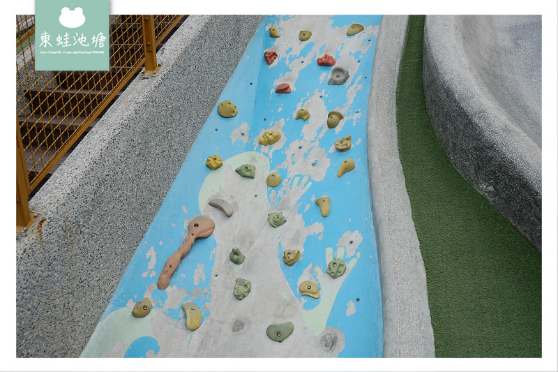【台北內湖免費景點推薦】內湖共融式公園 魔力飛盤鞦韆/磨石滑梯/管型山丘/山訓遊戲場 大港墘公園共融式遊戲場