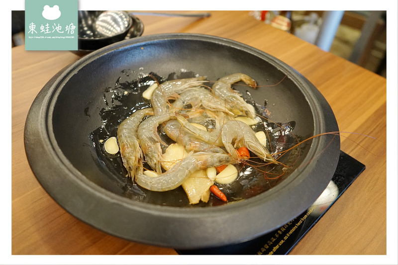 【台北火鍋吃到飽推薦】先炒再煮石頭火鍋 松江南京聚餐好選擇 嗨蝦蝦三杯醉蝦石頭鍋