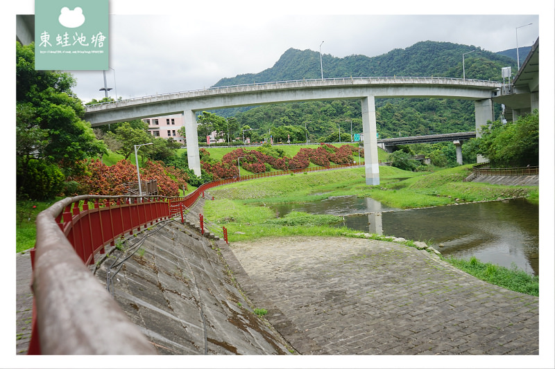【新北坪林玩水好去處】親子無料玩水趣 免費停車場 下坑子口溪親水遊憩區 