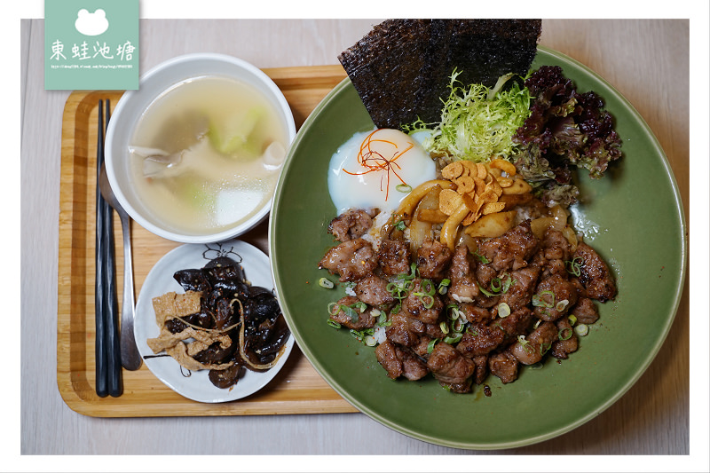 【新竹寵物友善餐廳推薦】超美味男子漢蒜香牛肋丼 私嚐の吃飯-咖喱 丼飯 烏龍麵