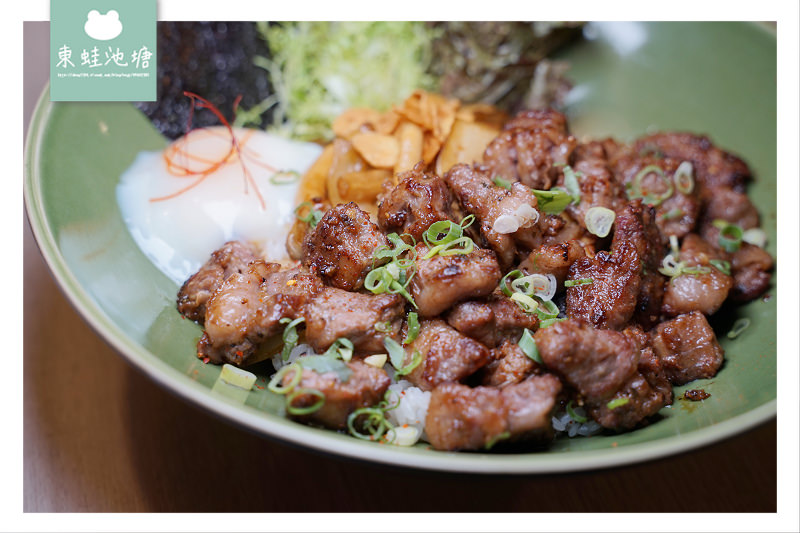 【新竹寵物友善餐廳推薦】超美味男子漢蒜香牛肋丼 私嚐の吃飯-咖喱 丼飯 烏龍麵