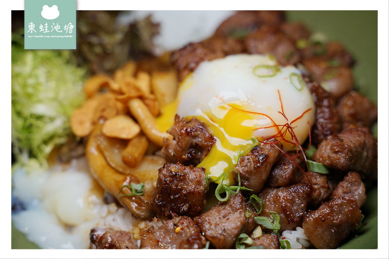 【新竹寵物友善餐廳推薦】超美味男子漢蒜香牛肋丼 私嚐の吃飯-咖喱 丼飯 烏龍麵