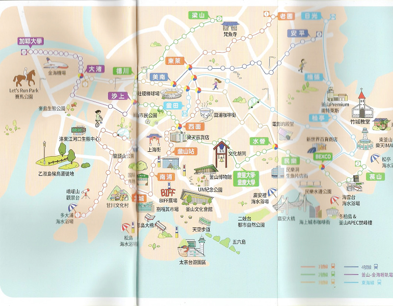 【韓國釜山景點】28個推薦景點總整理 景點地圖分區介紹