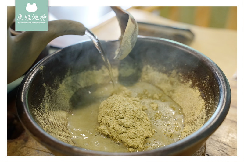 【苗栗三義下午茶推薦】勝興火車站美食 擂茶/搗麻糬DIY 十六份人文茶館