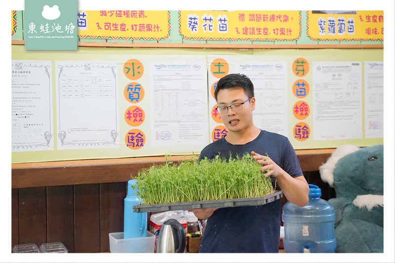 【苗栗獅潭行程景點推薦】有機栽培豆芽菜 山泉水灌溉尚自然 百壽有機芽菜農場