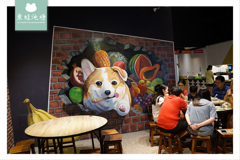 【中壢聚餐餐廳推薦】3D彩繪牆用餐空間 大廚級熱炒 大饕客麵飯館