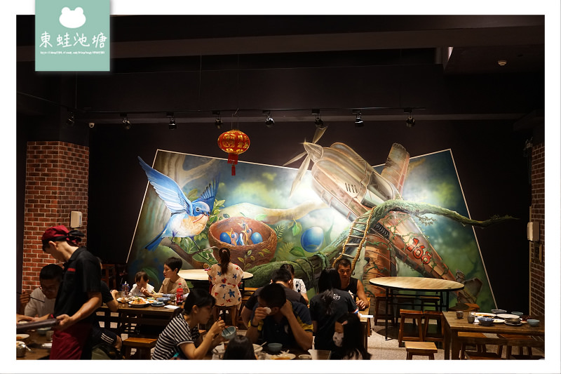 【中壢聚餐餐廳推薦】3D彩繪牆用餐空間 大廚級熱炒 大饕客麵飯館