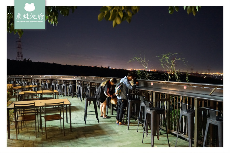 【台中沙鹿夜景餐廳推薦】海線最美夜景秘境 絕美台中夜景打卡牆 覓覓基地-帆杋望海