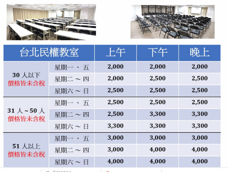 【台北場地租借懶人包】會議/教室/講座場地出租總整理