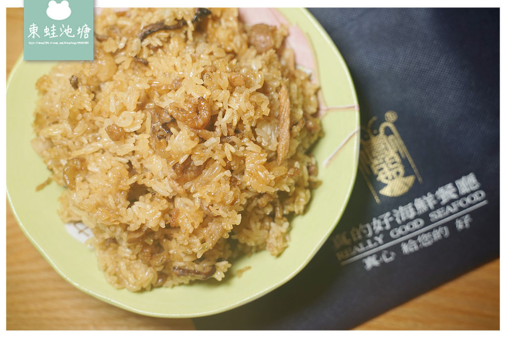 【彌月油飯禮盒推薦】醬油皇雞腿油飯 海陸雙響櫻花蝦彌月油飯 真的好海鮮餐廳