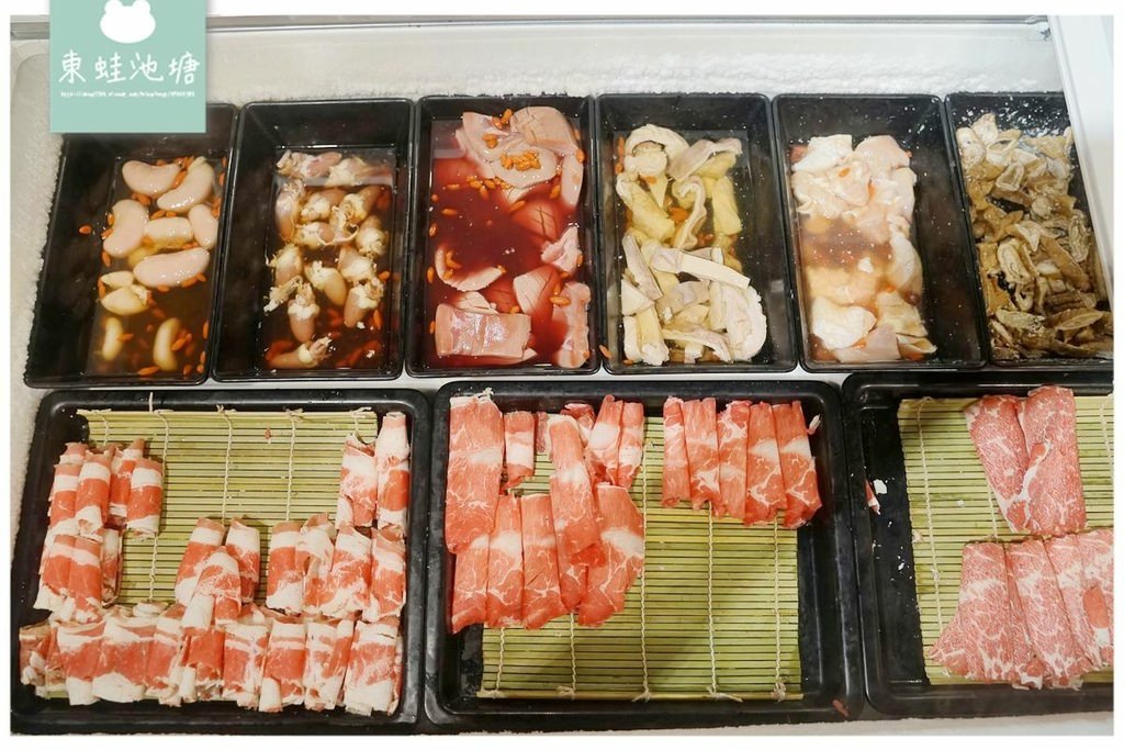 台北公司聚餐吃到飽 嗨蝦蝦百匯鍋物光復店 鴛鴦鍋/握壽司生魚片/天使紅蝦/雞佛無限量供應