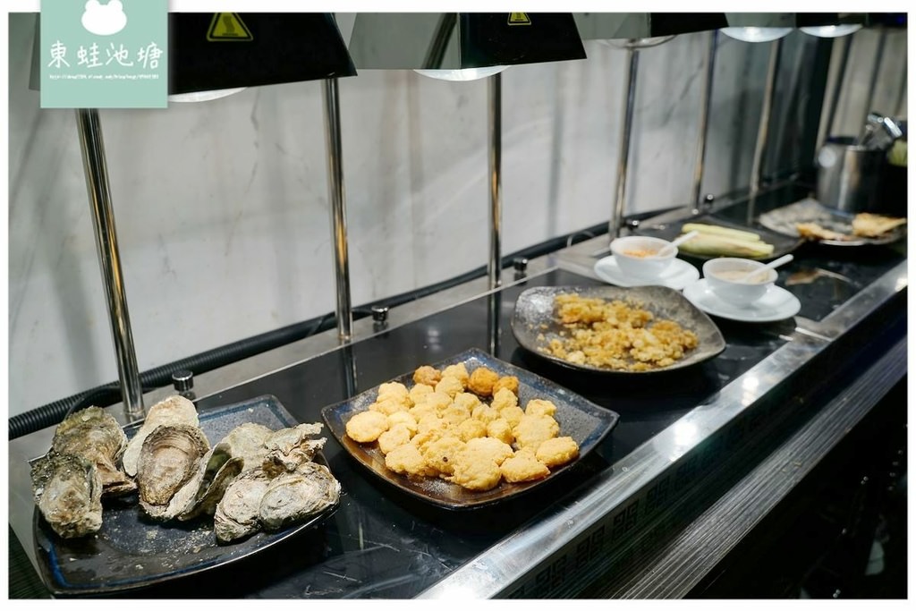 台北公司聚餐吃到飽 嗨蝦蝦百匯鍋物光復店 鴛鴦鍋/握壽司生魚片/天使紅蝦/雞佛無限量供應