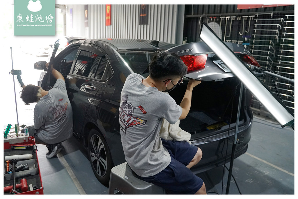 【台中汽車凹痕修復廠商推薦】免烤漆/免留車/免補土/保留原漆 美國PDR修復認證/IMI國際EV認證 DentGarage凹痕車庫
