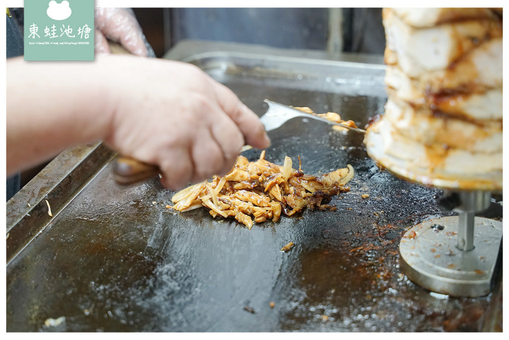 【廣州街觀光夜市美食推薦】現點現炒鐵板燒沙威瑪 支援悠遊付 好吃沙威瑪