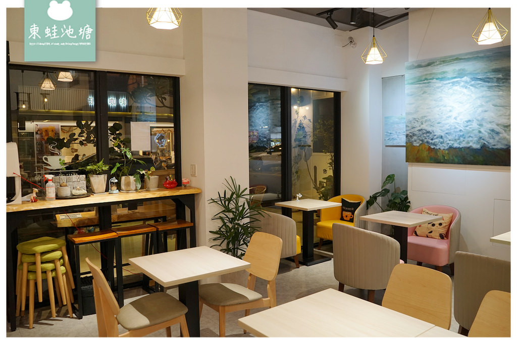 【桃園咖啡館推薦】商務聚餐家庭聚會好選擇 藝術家畫作展覽空間 Jh51咖啡館