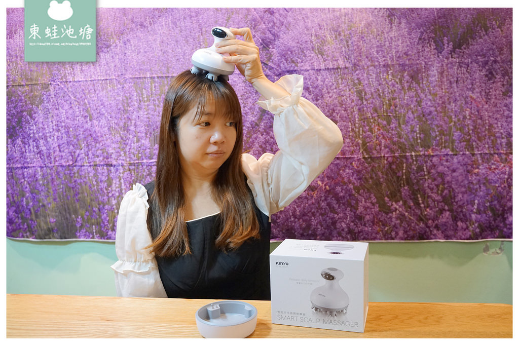 【無線手持按摩器推薦】USB充電多用途全身按摩 IPX6防水等級乾濕兩用 KINYO智能巧手頭肩按摩器