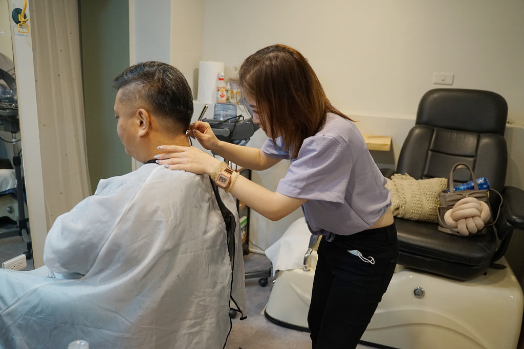 【台中市政府男生剪髮推薦】美甲美睫美髮三合一 洗髮按摩超到位 S&k美睫美甲
