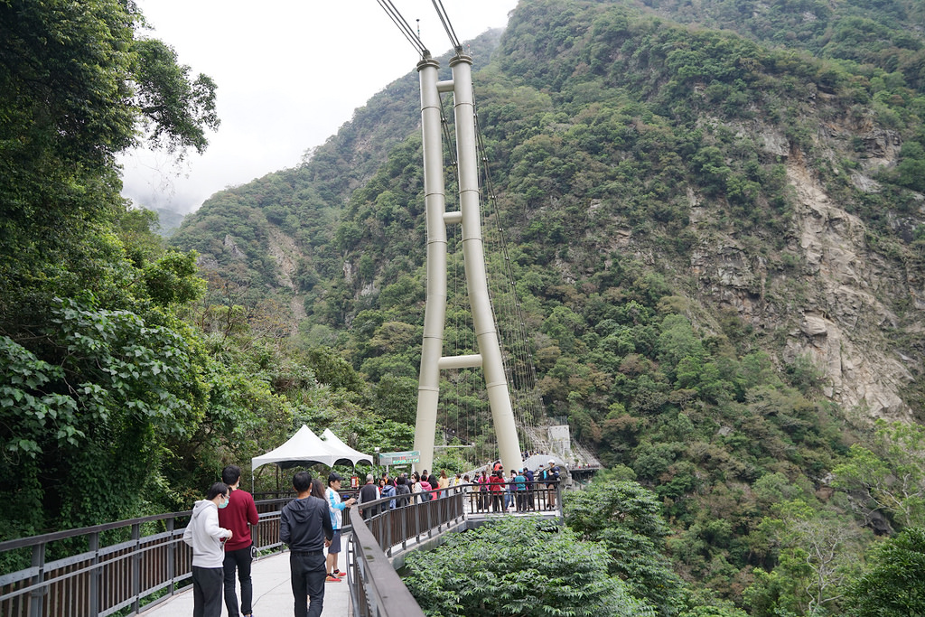 【花蓮太魯閣必訪景點】臺灣跨深最高吊橋 免收費網路預約申請介紹 布洛灣山月吊橋