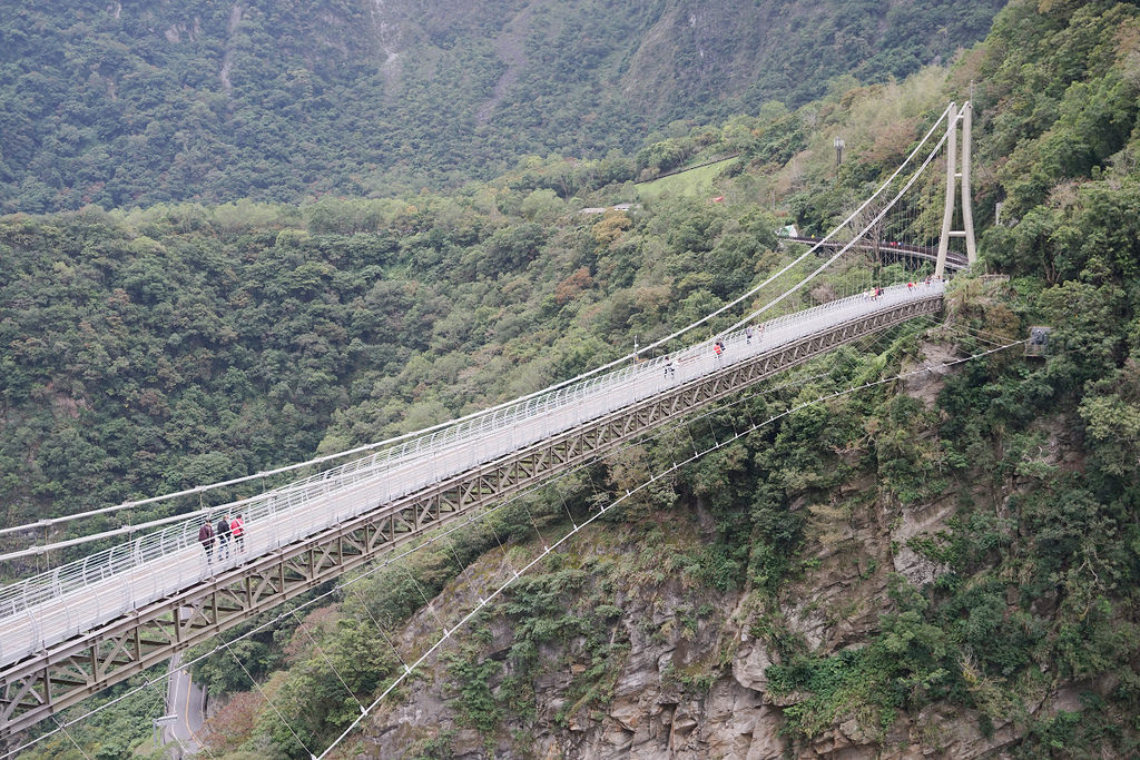 【花蓮太魯閣必訪景點】臺灣跨深最高吊橋 免收費網路預約申請介紹 布洛灣山月吊橋