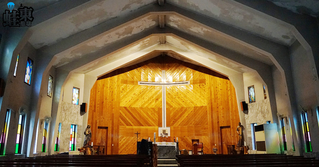 【花蓮網美秘境景點推薦】諾亞方舟船型大教堂 日本神社鳥居共存 新城天主堂